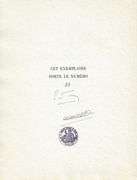 Rare Pablo Picasso Embossment on Japon Nacre from Chant Funèbre pour Ignacio Sánchez Mejías, 1976