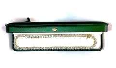 18 Kt Yellow Gold Plate Huge 65 Cttw Sparkling Whiter Near Flawless Fire Moissanite Tennis Necklace