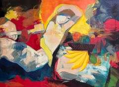 Captivating Origina Acrylic on Canvasl by Jessica Palacios Jessica Palacios Alma