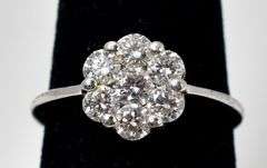 CZ Gemstone Ring in Sterling Silver