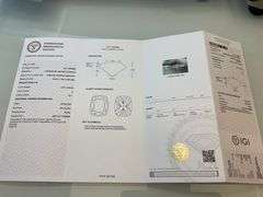 I.G.I CERTIFIED CUSHION CUT DIAMOND 2.87 CARAT