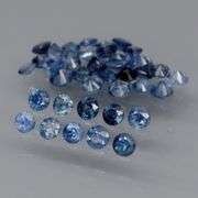Eye catching 3.45ct denim blue Sapphire set
