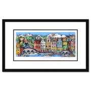 Alluringly Amsterdam (Black) by Charles Fazzino