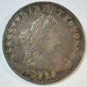 Handsome 1798 Heraldic Eagle Draped Bust $1 Silver Dollar XF Details