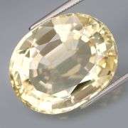 Captivating 24.96ct untreated wheat blonde Citrine