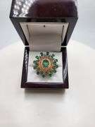 Extremely fine Victorian Emerald and diamonds ring
