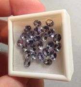 Substantial 10.21ct 25pc 5x4mm Tanzanite set