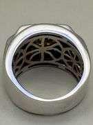 Mens 14K White Gold Diamond ring with 2.00 Carats of Natural Diamonds