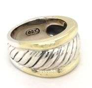 David Yurman two tone Cable classic Cigar band