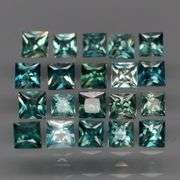Heated only! 2.63ct blue green Sapphire set!