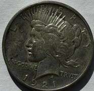 Key 1921 Peace Dollar
