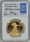 Perfect Ultra Cameo Proof 2020-W $50 Gold Eagle, NGC PF70UC