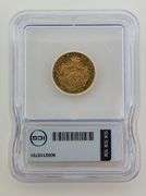 1875 Belgium GOLD 20 Francs, ICG MS60 Details