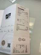 I.G.I CERTIFIED LOOSE DIAMOND 5.01 CARAT LAB GROWN OVAL CUT E-VS1