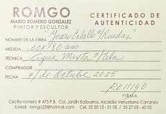 Spectacular Large Size Original Painting by Mexican Contemporary Master ROMGO