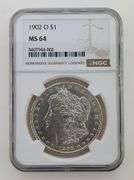 1902 O Morgan Silver Dollar, NGC MS64