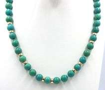 Turquoise Composite bead necklace