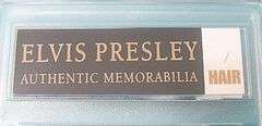 RARE ELVIS PRESLEY HAIR WITH COA