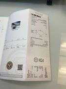 I.G.I CERTIFIED LOOSE DIAMOND 4.04 CARAT LAB GROWN OVAL CUT D-VS1