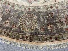 Handmade 9.1x9.1 Round Rug