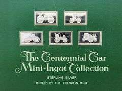 The Centennial Car Mini-Ingot Sterling Silver Bar Collection
