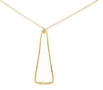Robert Lee Morris 0.15ctw Diamond Abstract Pendant Necklace in 18K