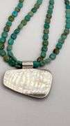 925 Sterling Silver Native American Turquoise Necklace