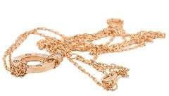 Cartier 0.03ctw Diamond Two Diamond Love Pendant Necklace in 18K