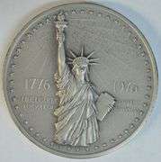 2 Heavy Pure Sterling Silver Franklin Mint Medals: 18 ozs total weight