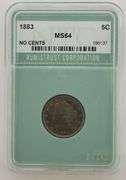 1883 No Cents Nickel, NTC MS64