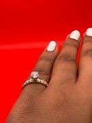 14K Two-Tone Gold Diamond Engagement Ring of 1 ct