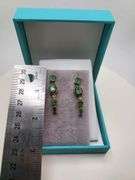 Extremely fine Victorian Emerald and diamonds earrings