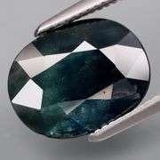 Stormy! Midnight blue Sapphire weighing 3.85 carats!
