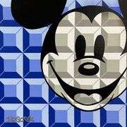 Blue 8-Bit Mickey by Tennessee Loveless