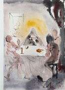 Highly Collectible and Rare Salvador Dali Original Llithograph from the 'Biblia Sacra' Suite