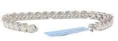 New 17.75ctw Round Diamond Tennis Bracelet in 14K