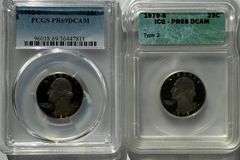 1979 S &1982 S Proof Washington Quarters