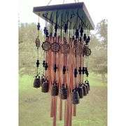 Wind Chimes 24 Copper Tubes & 16 Bells