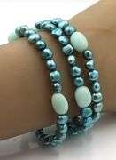 Lot of 3 Honora pearl bangles