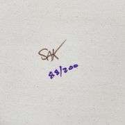 David and Goliath Gold by Steve Kaufman (1960-2010)