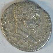 Sharp Scarce Syria, Emisa Silver Tetradrachm of Macrinus, 217-218 AD