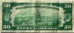 $50 1928 Numerical  Cleveland Fed Reserve Note