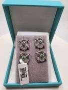 Extremely fine Victorian Emerald and diamonds earrings