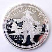 1993 Commonwealth of Bahamas Five Dollar Coin