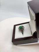 Extremely fine Victorian Emerald and diamonds ring