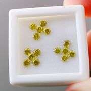 Glittering 1.11ct set of dandelion yellow Diamonds!