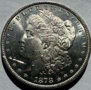 1878 7 Tail Feathers Near Proof Like Morgan