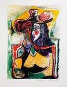 Highly Collectible Limited Edition Pablo Picasso, Portrait Of A Woman