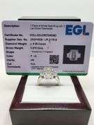 Magnificent Certified 14KT Gold 6.06 CTTW Lab Grown Diamond Ring