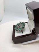 Extremely fine Victorian Emerald and diamonds ring